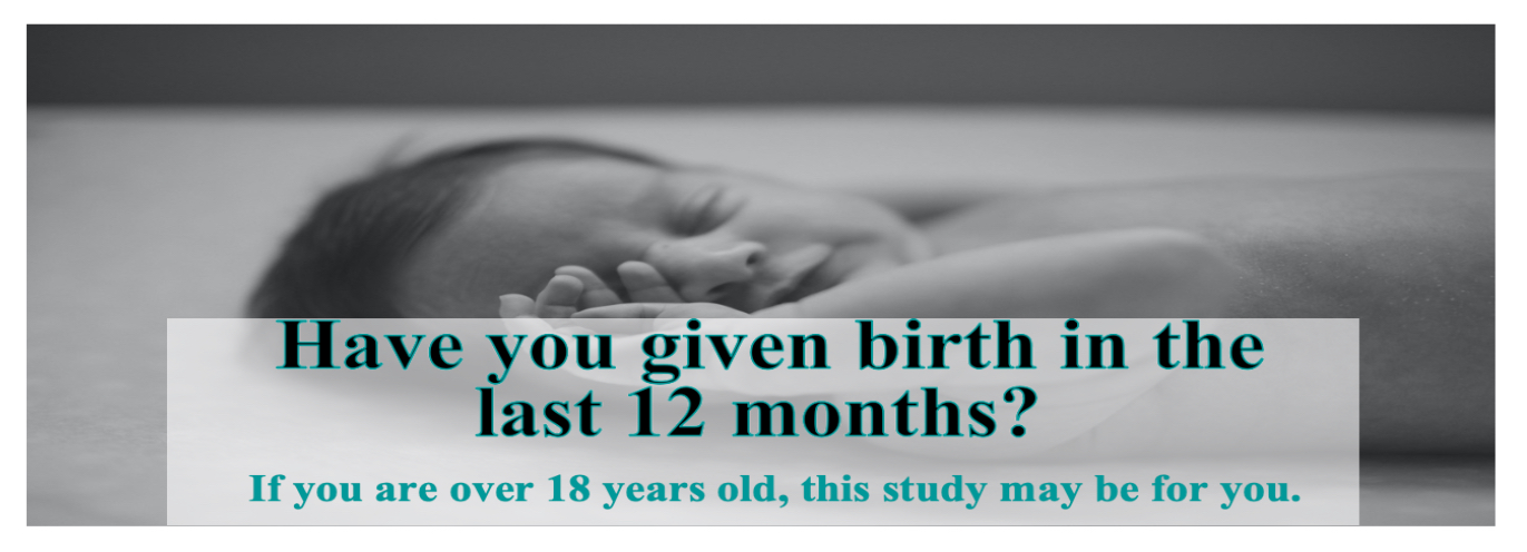 Have you given birth in the last 12 months